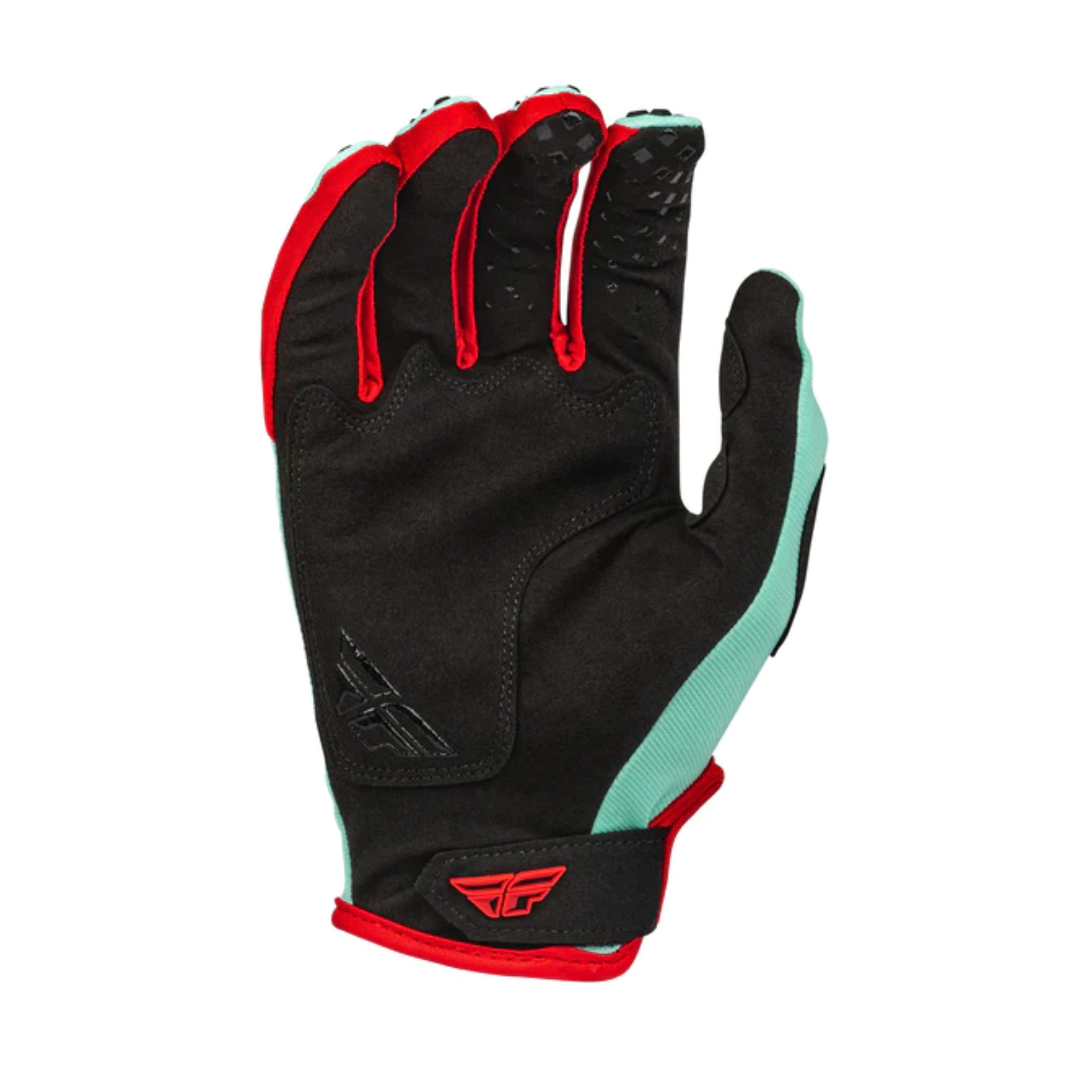 Guante FLY KINETIC Menta/Negro/Rojo